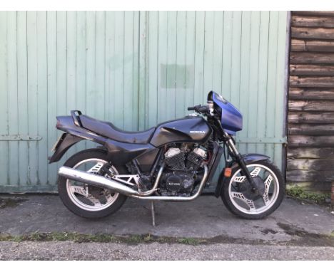 1987 Honda 499cc VTRegistration no. E680 HPX (see text)Frame no. PC11-2103792*Engine no. PC11E-210381The machine's mechanical