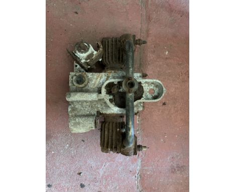 A believed Douglas enginefor restoration, unnumbered, condition and completeness unknown, close inspection advised. Lot to be