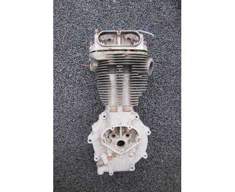 Matchless engine castingsincluding crankcases numbered 54/G80S1645C together with cylinder barrel, cylinder head, rocker box 