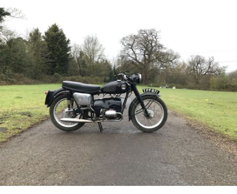 1959 Velocette 200cc ValiantRegistration no. TFF 831Frame no. none visibleEngine no. 200/2015The machine's mechanical conditi