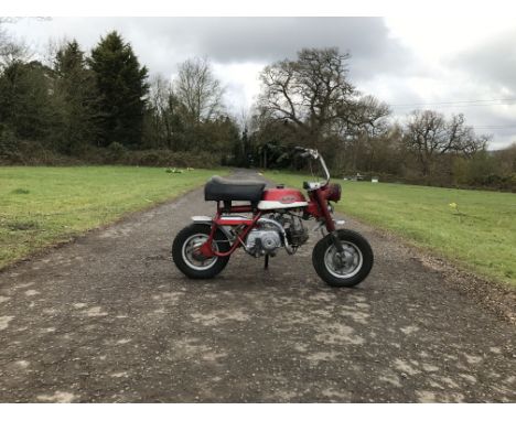 c.1971 Honda  Z50 Mini TrailRegistration no. not registeredFrame no. Z50A-292284Engine no. Z50AE77865The machine's mechanical