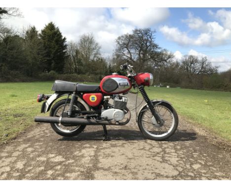 c.1974 MZ TS250Registration no. WHV 20MFrame no. 3548973Engine no. 4798970The machine's mechanical condition is unknown. Offe