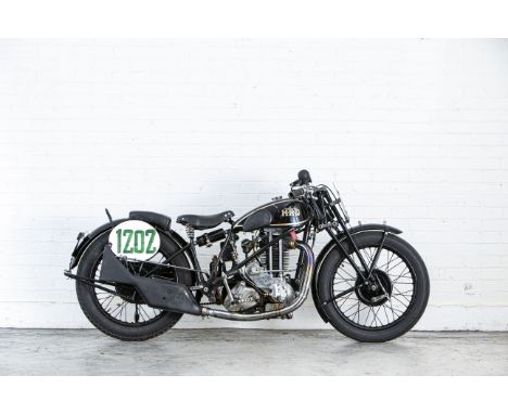 Property of a deceased's estate c.1931 Vincent-HRD 500cc Two-Port OHV Sports ModelRegistration no. not registeredFrame no. P4