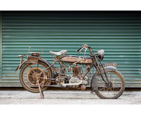 1923 Norton 633cc Big 4Registration no. XM 6742Frame no. 9843Engine no. 4345•Early 'flat tank' Norton•Present family ownershi