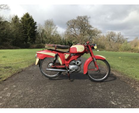 Believed Giulietta 50cc Super SportRegistration no. not registeredFrame no. *16792*Engine no. FM3MThe machine's mechanical co