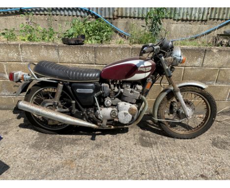 Property of a deceased's estate 1977 Triumph 740cc T160 TridentRegistration no. not registeredFrame no. T160 XK0182Engine no.