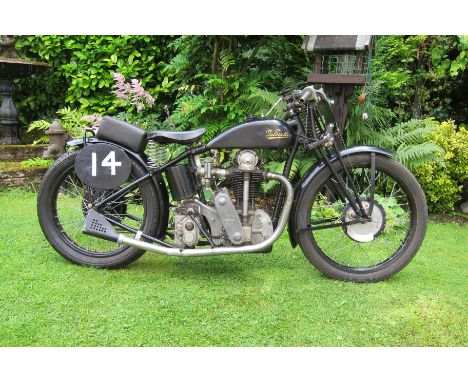 c.1935/c.1930 Velocette 480cc MOV/KTT Special Racing MotorcycleRegistration no. not registeredFrame no. CMD 6733Engine no. KT