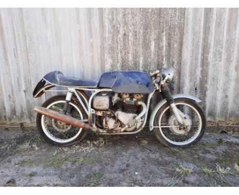 Property of a deceased's estate 1958 Triton 650cc 'Cafe Racer'Registration no. 66 WRFFrame no. unable to locate (see text)Eng