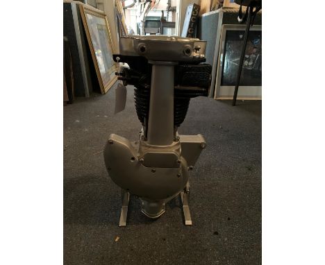 A BSA enginenumbered HB24.2212, mounted on metal base, close inspection advised.  Lot to be sold without reserve.This lot is 