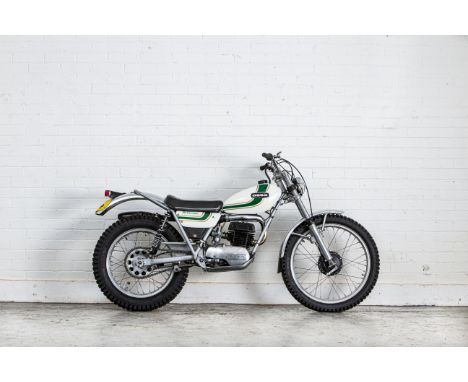 1976 Ossa 244cc MAR Trials MotorcycleRegistration no. UNM 335RFrame no. B333411Engine no. M333411In a bid to emulate local ri
