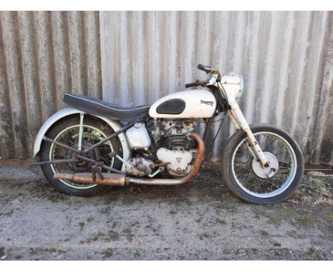 Property of a deceased's estate c.1954 Triumph 499cc Speed Twin/Tiger T100Registration no. not registeredFrame no. 48237Engin