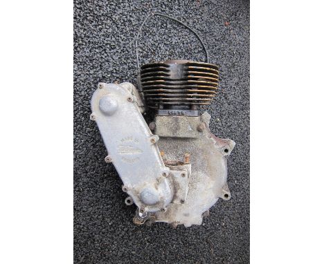 A Velocette KSS enginenumbered KSS 9087, incomplete, with BTH magneto attached, completeness and condition unknown, close ins