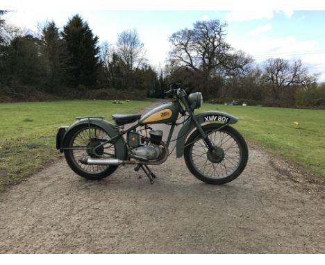 c.1952 BSA 125cc BantamRegistration no. not registered (see text)Frame no. YD172807Engine no. 70198YDThe machine's mechanical