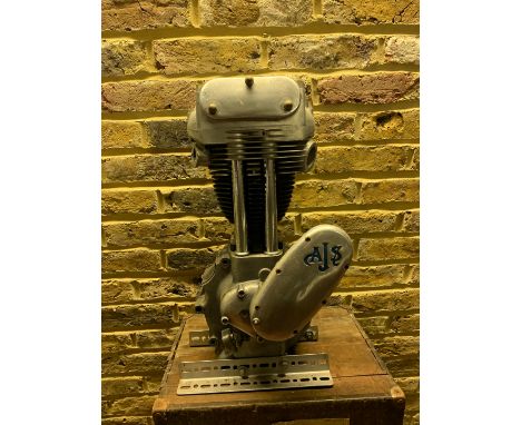 An AJS enginenumbered 49/16M 10862, condition and completeness unknown, close inspection advised. Lot to be sold without rese