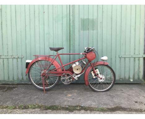 Derny CyclemotorRegistration no. 89 X74Frame no. none visibleEngine no. 368841The machine's mechanical condition is unknown. 
