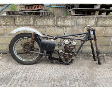 Property of a deceased's estate c.1955 Triumph 498cc 'Speed Twin'Registration no. not registeredFrame no. 58766Engine no. 46 