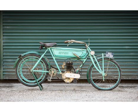 Property of a deceased's estate 1907 Minerva 412ccRegistration no. AC 3738Frame no. 22052Engine no. 13135Although a latecomer