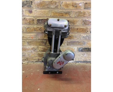 An AJS enginenumbered 50/18 13078, no engine internals present, condition and completeness unknown, close inspection advised.