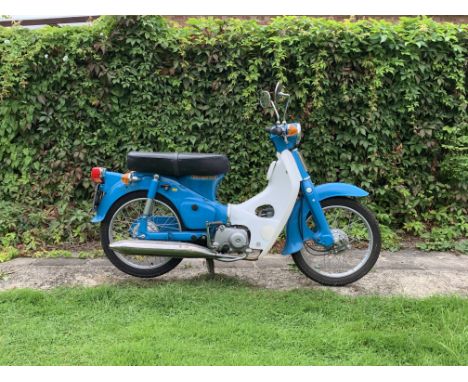 1979 Honda C50Registration no. KLA 947VFrame no. C50-6179030Engine no. C50E-6179025Introduced in 1958, Honda's classic C100 '