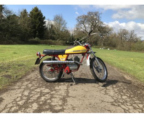 1974 Gilera 50cc Trial 5VRegistration no. SKM 72M (See text)Frame no. *034*1611XEngine no. *019* 31534*The machine's mechanic