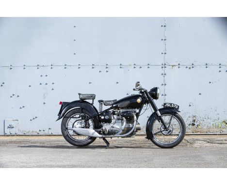 Property of a deceased's estate 1952 Sunbeam 500cc S8Registration no. JSL 570Frame no. S8-6347Engine no. S8 10199A wartime de