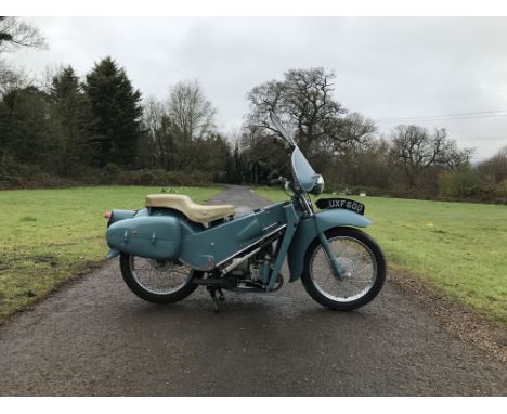c.1957 Velocette 192cc LERegistration no. UXF 600Frame no. 25627Engine no. 200/27124The machine's mechanical condition is unk