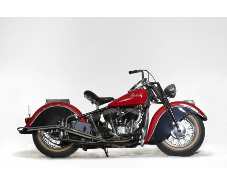 The Hans Schifferle Collection 1947 Indian 1,200cc Big ChiefRegistration no. not registered (see text)Frame no. 3479452Engine