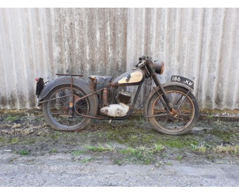 Property of a deceased's estate 1957 BSA 123cc Bantam D1Registration no. 186 AKMFrame no. BD2 62952Engine no. DDB 7191Develop