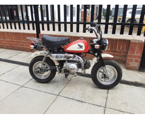 2004 Honda 49cc Z50 Monkey BikeRegistration no. not registeredFrame no. AB27-1402568Engine no. CF50E-3099258With the launch o
