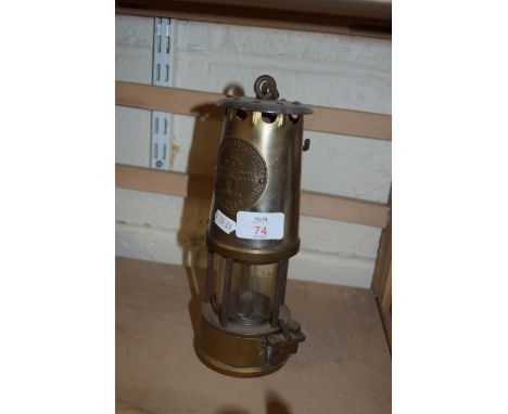 MINER'S LAMP FROM THE ECCLES COLLIERY