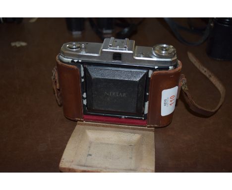 VINTAGE GERMAN CASED ZEISS IKON STUTTGART NETTAR CAMERA