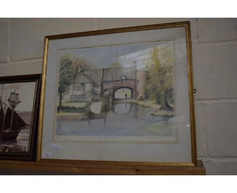 PRINT OF PULL'S FERRY NO 27 FROM 400, SIGNED PAMELA DICKERSON