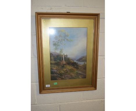 PRINT OF A LANDSCAPE SCENE IN WOODEN FRAME