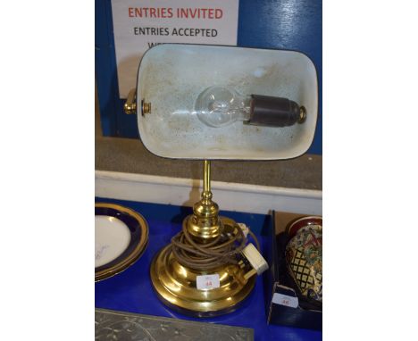 BRASS OFFICE LAMP