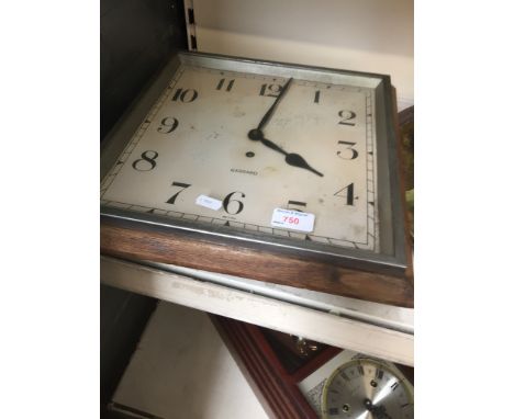 SQUARE WALL CLOCK BY GARRARD