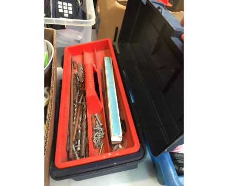 TOOL BOX WITH A FEW TOOLS