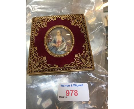 A MINIATURE PORTRAIT    C