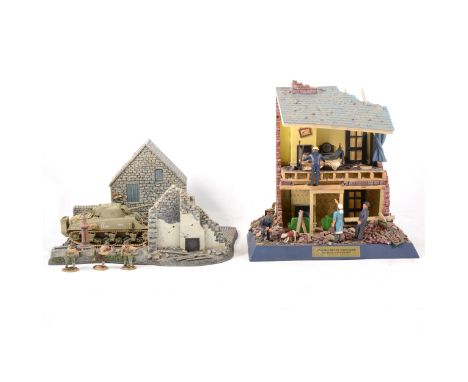 Corgi models WWII collection Dioramas series; US61001 'D-Day Surrender' set 1 Vierville Normandy 1:50 scale, and CC59164 Lond