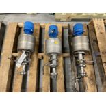 (4) GEA Assorted Aprox. 6" S/S Air Valves