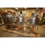2017 Inoxpa 134" L x 71" W S/S Pilot Process Skid, Model INO1277, Type PASTEURIZER, with Kelvion S/S