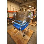 Quantum S/S Topping Waterfall Applicator, SN TC5190024, with 20" W Conveyor, Allen Bradley Micro 850