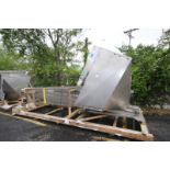 Aprox. 18' L Elevated S/S Cap Hopper, With 50" W x 6' L x 5' D Hopper, Conveyor with 4" Flights, SEW
