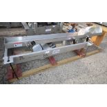 Key Iso - Flo 10 ft L x 8" W S/S Vibratory Conveyor , Model 417331 - 1, SN 96 - 16301 - 2 (INV#