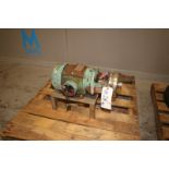 Tri-Clover 3 hp Centrifugal Pump, M/N C218MF18T-S, S/N K6632, with Aprox. 2" x 1-1/2" Clamp Type