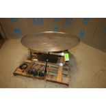 Control GMC 58" W Round S/S Accumulation Table, SN F0000244, 22" H S/S Frame, with VFD Controls, (3)
