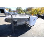 137" 56" W x 42" W Conveyor Accumulation Table with Introlux Type Belt, Steel Frame, On-Board