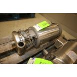 Tri Clover Type 5 hp Centrifugal Pump, with 2" x 1.5" CT S/S Head, Baldor 3450 rpm, S/S Clad