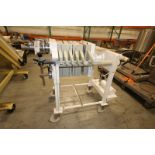 Choquenet 50" H Filter Press, Ref. No. Tirtiaux, Aff: No. WMB1 2000 USA, Ref: No. 81620, with (6)