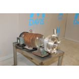 Fristam Aprox. 10 hp Centrifugal Pump, M/N FP1732-165, S/N FP175229739919, with Aprox. 2" x 3" Clamp