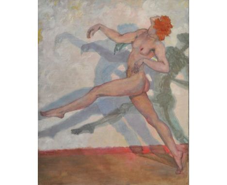 JOSEF INGRIŠ 1880 - 1960: DANCE OF LIFE 1924 101 x 81 cm Painter Josef Ingriš trained at the Academy of Fine Arts in Prague u